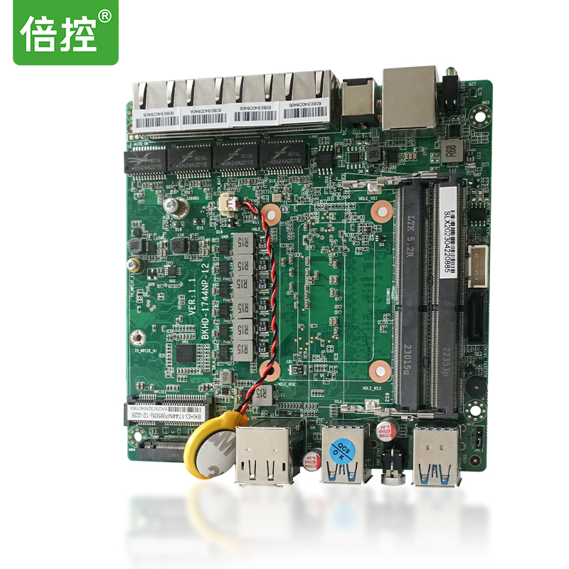 倍控酷睿12代8505五核BKHD-1744NP-12 I7-1265U I5-1235U ROS軟路由主板4G物聯(lián)網(wǎng)LTE主機車載嵌入式電腦linux服務器