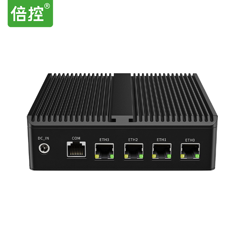 倍控G30四網(wǎng)J6412軟路由N100愛快12代四核工控機(jī)迷你主機(jī)嵌入式電腦無風(fēng)扇靜音多網(wǎng)卡N5105 J4125 j6413