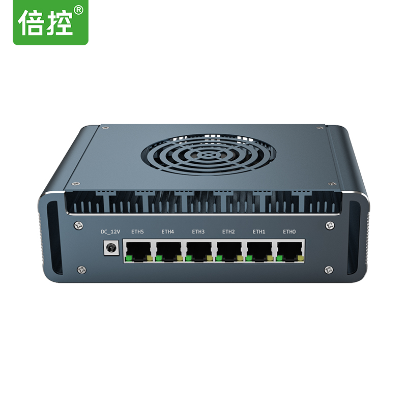倍控BKHD-1264NP-12 1744NP-12 N100 8505 I7-1265U六網(wǎng)卡軟路由工控機(jī)愛快ROS維盟12代