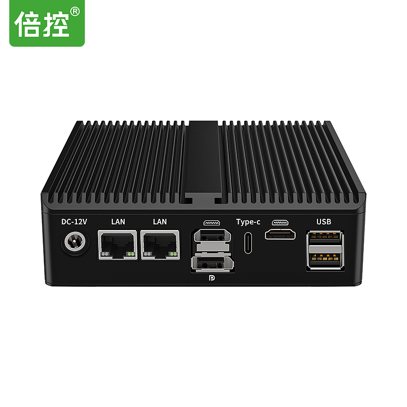 倍控N5105N4500Nano迷你主機雙網(wǎng)三顯無風扇電腦嵌入式工控機低功耗便攜主機windows/linux/centos麒麟ubuntu BKHD-1338-12