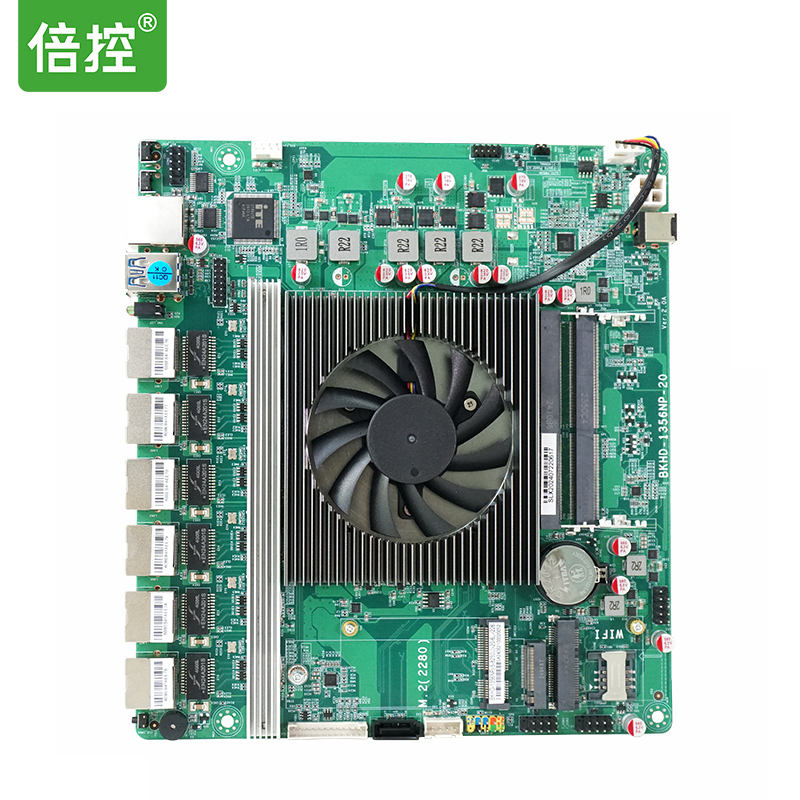 倍控嵌入式工控機主板愛快ROS軟路由I7-8550U 2.5G網(wǎng)卡4G模塊串口